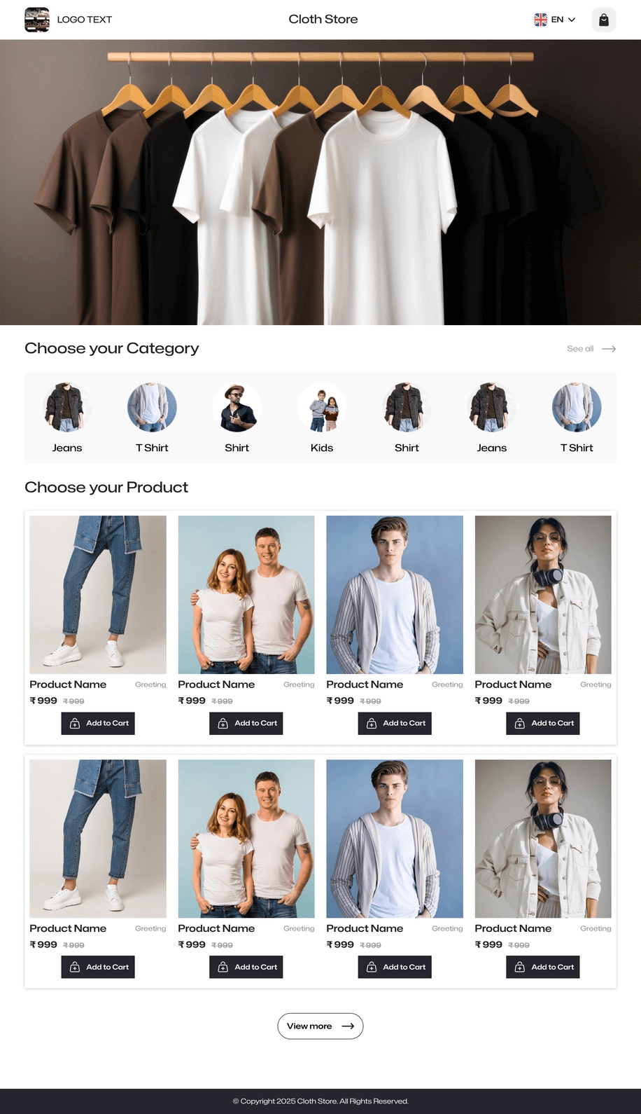 Cloth Store WhatsApp Theme