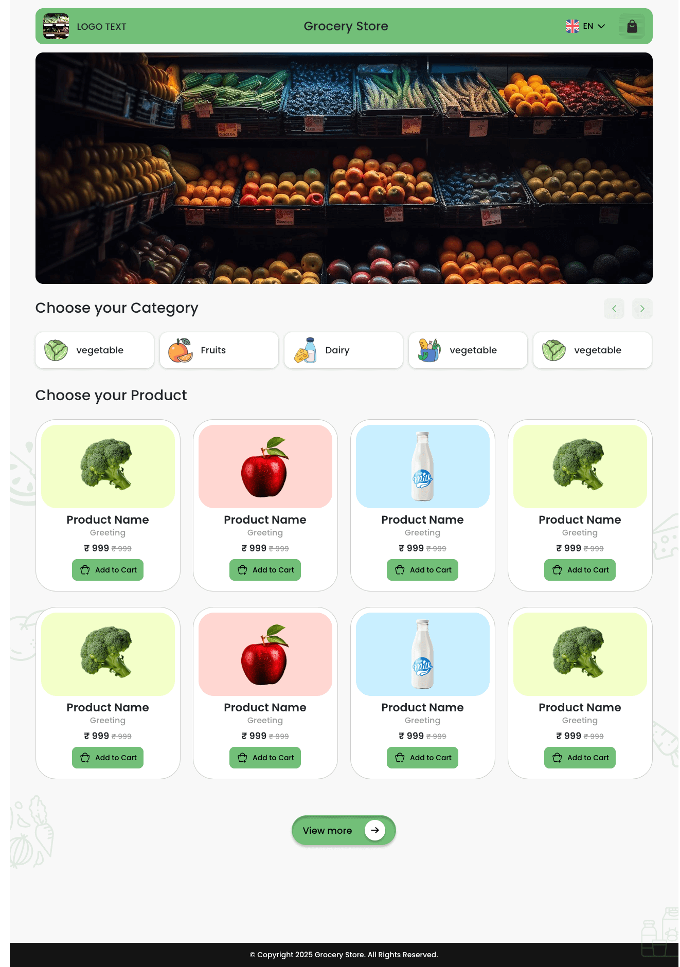 Grocery Store WhatsApp Theme
